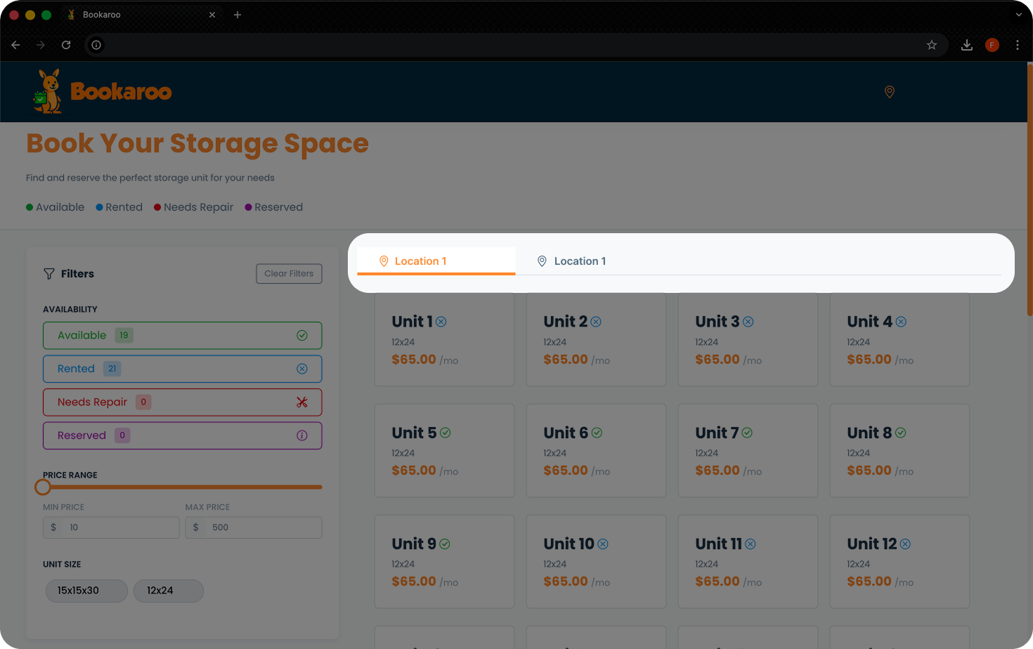 Multi-location support